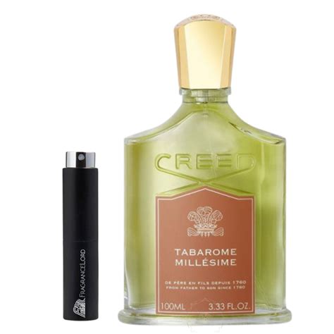 creed tabarome millesime sample.